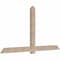 Ekena Millwork Eugene Smooth Timber Gable Bracket, Douglas Fir, 96"W x 52"H x 3 1/2"D x 5 1/2"F, 13/12 Pitch GBW096X52X0406EUG00SDF - alternate 2